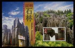 2007 HONG KONG Mainland Scenery #6 STONE FOREST MS - Blocchi & Foglietti