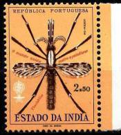 INDE PORTUGAISE Insectes Malaria. (Yvert N° 564) Neuf Sans Charniere. MNH. PERFORATE - Otros & Sin Clasificación