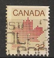 Canada  1982-83  Canadian Maple Leaf Emblem   (o) - Single Stamps