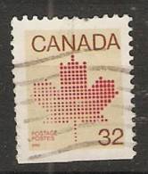 Canada  1982-83  Canadian Maple Leaf Emblem   (o) - Timbres Seuls