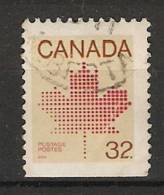 Canada  1982-83  Canadian Maple Leaf Emblem   (o) - Single Stamps