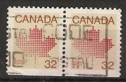 Canada  1982-83  Canadian Maple Leaf Emblem   (o) - Single Stamps