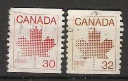 Canada  1982-83  Canadian Maple Leaf Emblem   (o) - Francobolli In Bobina