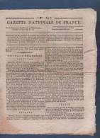 GAZETTE NATIONALE DE FRANCE 15 04 1797 - PORTUGAL - ESPAGNE - ITALIE BERGAME URBIN - EFFEMBERG TYROL - LYON - BORDEAUX - Journaux Anciens - Avant 1800