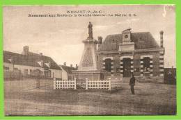 62 * WISSANT - Monument Aux Morts De La Grande Guerre - La Mairie - Wissant