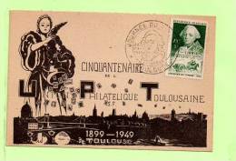 CARTE 1° JOUR  _  Journée Du Timbre 1948   - CHOISEUL  - TOULOUSE - ....-1949