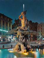 Roma Di Notte -  Piazza Barberini - Piazze