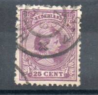 Pays Bas.wilhelmine. 25 Cents - Used Stamps