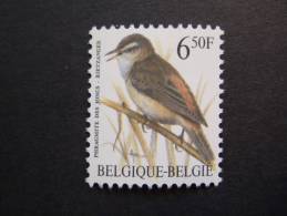 Belgium 1992     OCB 2577  H5        MNH**     (021906-004/015) - Tipo 1986-96 (Uccelli)