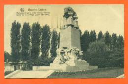 Belgique - Bruxelles Laeken  "  Monument Erigé Au Soldat Inconnu Francais....  " - Lanen, Boulevards