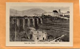 POnte S Francesco E Ospedale Civile Cava Dei Tirreni 1905 Postcard - Cava De' Tirreni