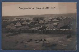 MILITARIA / MILITARES - CP MELILLA - CAMPAMENTO DE KANDUSSI - MAROC RIF - 1922 - Melilla