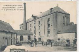 CANDE - Les Grands Moulins à Cylindres - Vve E. Rousseau , Files Et Galpin  (animée ) - Other Municipalities