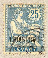 LEVANT : Type Mouchon, Type De France, Avec "LEVANT" Dans Le Cartouche - - Used Stamps