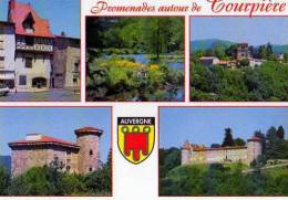 63 COURPIERE Maison Aymard La Dore L'Eglise De Sauviat La Tour Du Maure Le Chateau De Vollores, Blason - Courpiere