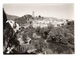 Photo : 34 - Hérault : Lamalou Les Bains - Olargues : Cours D'eau , Piton Avec Un Village , église , Relief .... - Plaatsen