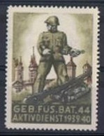 FP 272 - FELDPOST Infanterie GEB-FÜS-BAT-44 Neuf + Obl. - Etichette
