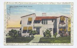 TIPICAL SPANISH HOME, MIAMI , FLORIDA  1925  2 SCANS - Miami