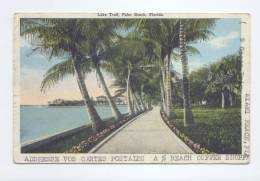 LIKE TRAIL, PALM BEACH FLORIDA  1926  2 SCANS - Palm Beach