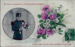 PONT ST ESPRIT(30) Bon Souvenir De PONT;Belle Cpa - Pont-Saint-Esprit