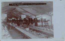 BOURG ARGENTAL -Salle Banquet Du 22 Juillet 1906 - Carte Photo Réalisée Par Joseph Blanc, Directeur De L´Ecole D´ UNIEUX - Bourg Argental