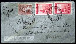 Argentina 1947 VIA AEREA  To Denmark  ( Lot 1543 ) - Covers & Documents