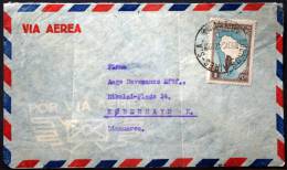 Argentina 1947 VIA AEREA  To Denmark  ( Lot 1542 ) - Lettres & Documents