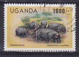 Uganda 1983 Mi. 389     1000 Sh Flusspferd Hippoportamus Hippo - Uganda (1962-...)