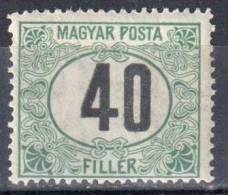 Hungary 1920, Postage Due,  Mi.56 - MNH - Nuevos