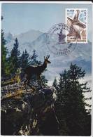 Carte-Maximum ANDORRE Fse N° Yvert 274 (ISARD) Obl Sp Ill 1980 - Cartes-Maximum (CM)