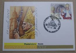 ITALIA 2013 - MAXIMUM CARD POPE BENEDICT SPECIAL DEDICATION BY ITALIAN POSTAL SERVICE - Maximumkaarten