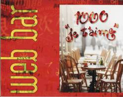 CP "Cart´Com" - CPM -  WEB BAR 1000 Je T'aime - Restaurantes