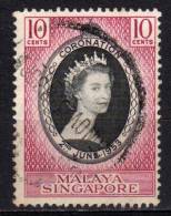 SINGAPORE - 1953 YT 27 USED - Singapour (...-1959)