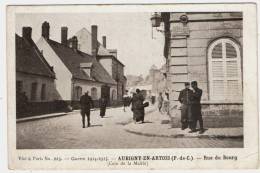 AUBIGNY En ARTOIS - 62 - Pas De Calais - Rue Du Bourg - Achat Immédiat - Aubigny En Artois