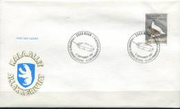 Greenland 1987-89. 10 FDCs "Birds Complete" - FDC