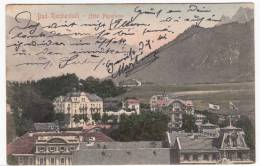 GERMANY - Bad Reichenhall, Year 1907, Old Postcard, Hotel Panorama, No Stamps - Bad Reichenhall