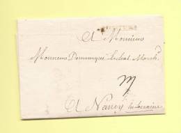 Amiens - D'AMIENS - Somme - Courrier De 1744 Destination De Nancy - Taxe Manuscrite - 1701-1800: Voorlopers XVIII