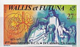 WALLIS & FUTUNA 1981 VACCINE TB / MEDICINE / DOCTORS / NURSES  MNH ** Neuf / POSTFRISH Imperforated / NON-DENT. - Primo Soccorso