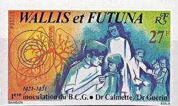 WALLIS & FUTUNA 1981 VACCINE TB / MEDICINE / DOCTORS / NURSES  MNH ** Neuf / POSTFRISH Imperforated / NON-DENT. - Pharmazie