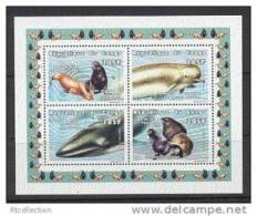 Congo 1999 Marine Life Sealife Dolphine Underwater World Sea Lion Fish Whale Animals Nature Seal MNH Michel 1605-1608 - Delfines