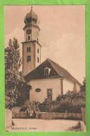 SVIZZERA MAIENFELD KIRCHE CARTOLINA FORMATO PICCOLO VIAGGIATA NEL 1922 - Maienfeld