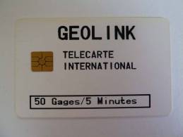 FRANCE - Geolink - Used On Ship - 5 MInutes - RARE - Phonecards: Private Use