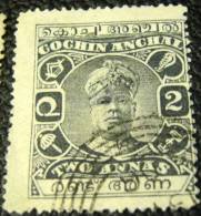 Cochin 1918 Maharaja Sir Sri Rama Varma II 2a - Used - Cochin