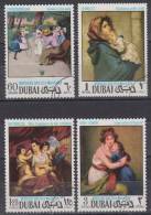 Dubai 1968 Art - Paintings - Mi.303-306A - Used - Dubai