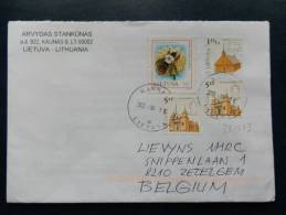 33/379   LETTRE LIETUVA - Abeilles