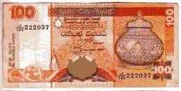 BILLET SRI LANKA - P.111 - 100 RUPEES - 15/11/1995 - RECIPIENT - RECOLTE DU THE - PERROQUET - Sri Lanka