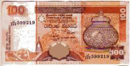 BILLET SRI LANKA - IDEM P.111 - 100 RUPEES - 12/12/2001 - RECIPIENT - RECOLTE DU THE - PERROQUET - Sri Lanka