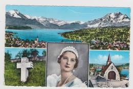 KUSSNACHT AM RIGI - GEDACHTNISKAPELLE - KONIGIN ASTRID VON BELGIEN - CARTE ABIMEE A PETIT PRIX - Küssnacht