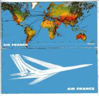 TICKET DE TRANSPORT - AVIATION - AIR FRANCE / ROYAL AIR CAMBODGE - ETIQUETTE BAGAGE - CARTE D´EMBARQUEMENT - ANNE 60 - Monde