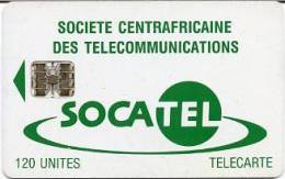 @+ RCA - SOCATEL 120U - Verso Tarifs Réduits - Central African Republic